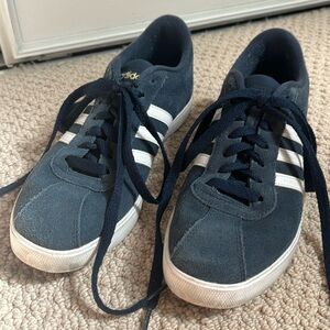 Adidas Women’s Navy and White Size 7 Shoes